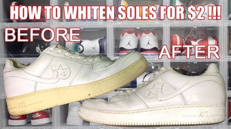 how to restore nike white shoes